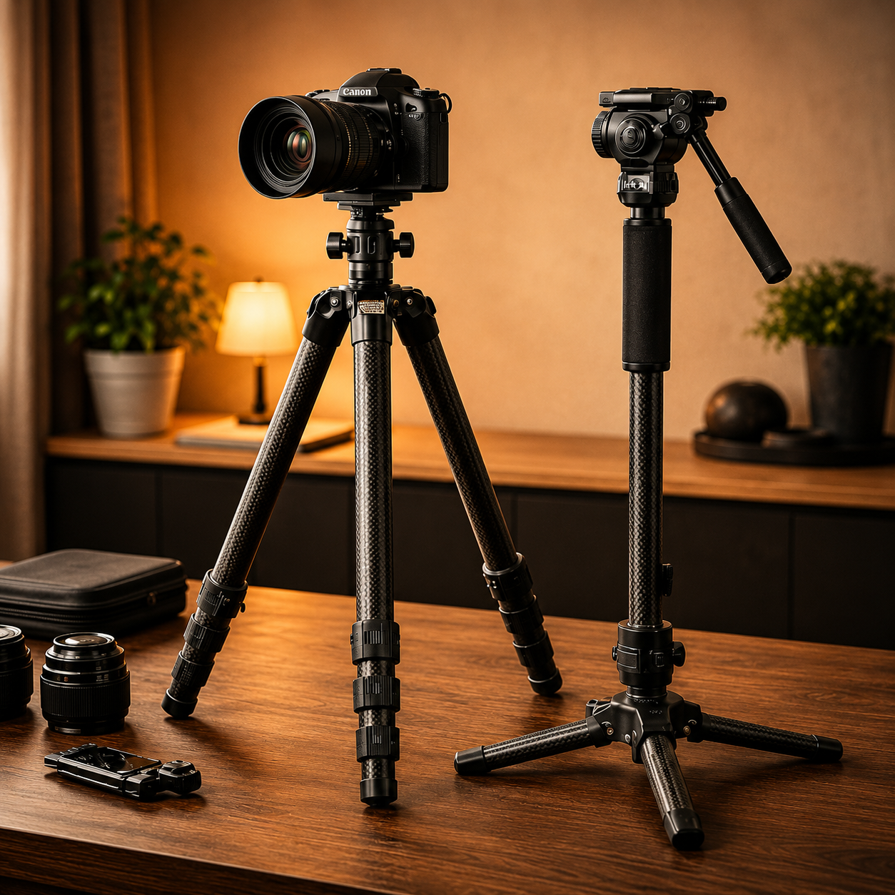 TRIPODS & STABILIZERS →