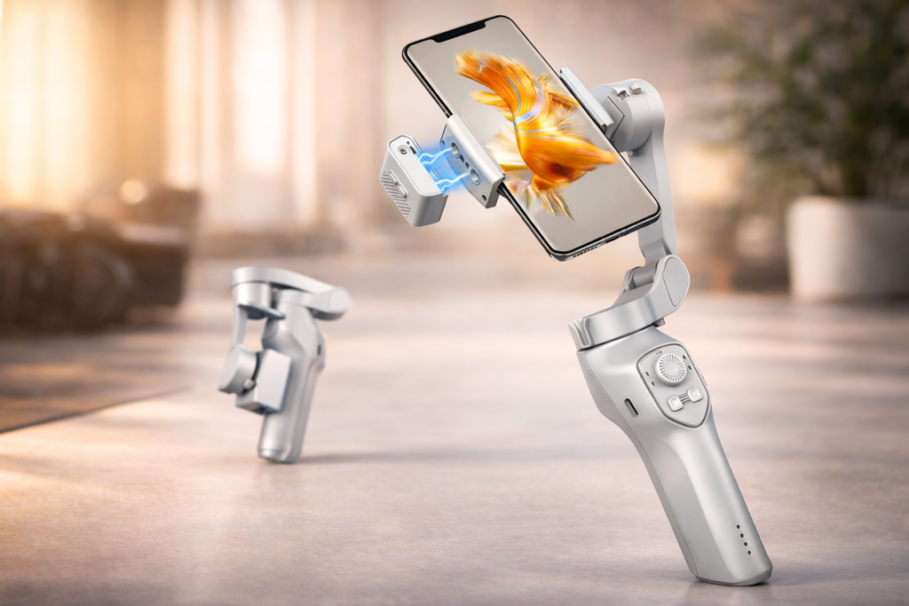 L7C Pro Folding Gimbal Stabilizer Compact Lightweight for Smartphone Video and Vlogging